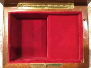 Music Box Western Germany Inlayed Wood Lacquer Deichert “Dr.  Zhivago” 5
