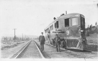 " Interurban Engine 9 With Cowcatcher,  Early 1900 