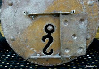 Large Vintage Padlock & Key 4