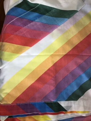 Thomaston Vintage Queen Flat Sheet and 1 pillowcase Pride Rainbow 2
