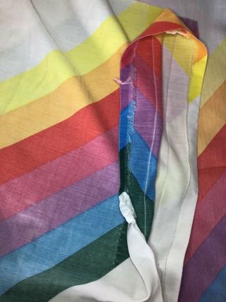 Thomaston Vintage Queen Flat Sheet and 1 pillowcase Pride Rainbow 3