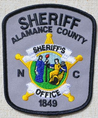 Vintage Alamance County North Carolina Nc Police Sheriff 