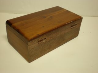 Vintage Miniature Lane Cedar Chest - Jewelry Or Dresser Box - Taunton Massachusett 4