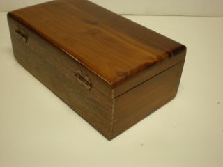 Vintage Miniature Lane Cedar Chest - Jewelry Or Dresser Box - Taunton Massachusett 5
