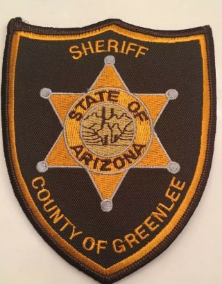 Greenlee County Az Sheriff Vintage Patch