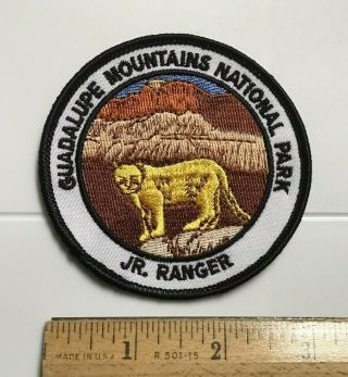 Guadalupe Mountains National Park Texas Tx Junior Ranger Round Embroidered Patch