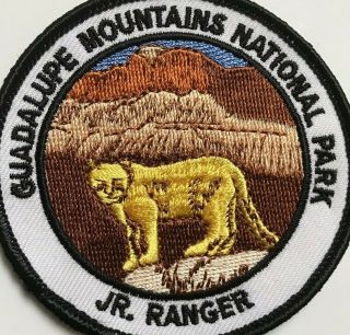 Guadalupe Mountains National Park Texas TX Junior Ranger Round Embroidered Patch 2