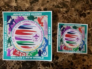 2019 World Scout Jamboree Adventure Guides Back Patch & Ist Contingent Patch Wsj