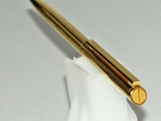 Dunhill Gold Plated Striped Ballpoint Pen
