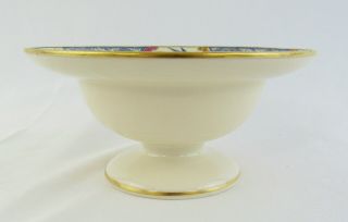 Vintage Lenox " Ming - Bird " China Round Footed Mayonnaise Bowl