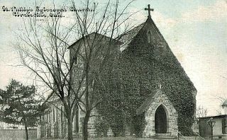 Vintage Postcard - St.  Phillips Espiscopal Church,  Circleville,  Oh