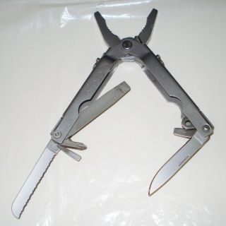 Vintage Usa Gerber Pocket Knife Multi Tool Pliers Design Nr