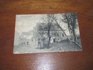 Antique Postcard The Old Mill,  Holmdel,  Nj