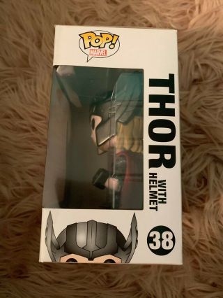 Funko Pop Marvel Thor The Dark World Thor with Helmet 38 HT Exclusive,  Rare, 2