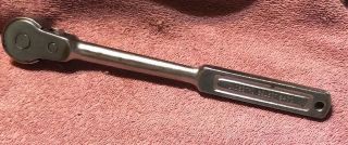 Vintage Duro Indestro Select 6470 1/2 " Drive Ratchet Wrench Open Head Gear Usa
