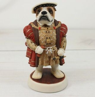 Robert Harrop Doggie People Bulldog Henry Viii Cc85 Figurine Statue England