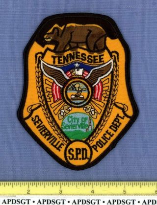 Sevierville Tennessee Sheriff Police Patch Bear Smokey Mountains