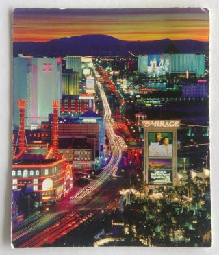 A Lofty View Of The Las Vegas Strip 1999 Postcard (p339)