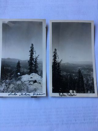 Echo Summit Placerville - Lake Tahoe El Dorado County Ca Vintage Real Photos (2)