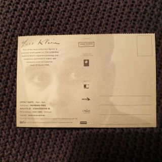 Yves Klein - Museum of Contemporary Art - 1998 Advertising Postcard 2