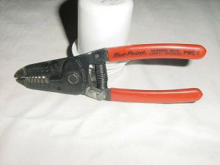 VINTAGE SNAP ON TOOLS MINI PLIERS WIRE STRIPPER CUTTER RED HANDLE USA SNAPON 2