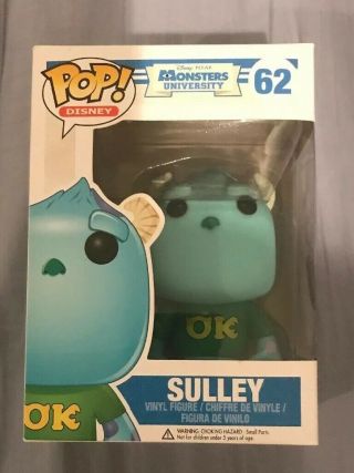 Sulley.  Funko Pop Monsters University (vaulted)