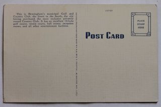 2 postcards OLD MILL MOUNTAIN BROOK ESTATES,  GOLF & COUNTRY CLUB,  BIRMINGHAM,  AL 4