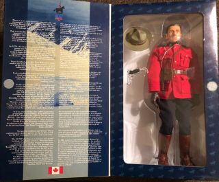 Rcmp Royal Canadian Mounted Police 12” Action Figure 1:6 2000 Dragon Models Mib