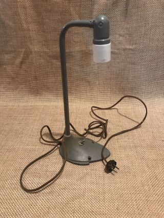 Swivelier Desk Lamp Vintage Gray.  Flip Switch Cast Iron