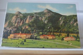 C 1940 The Stanley Hotel Estes Park Rocky Mountain Ntl Park Colorado Postcard