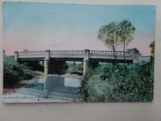 Fort Recovery,  Ohio Wabash River Bridge Postcard