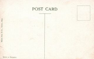 Boston,  Massachusetts,  MA,  Bird ' s Eye of the Back Bay,  Vintage Postcard f8494 2