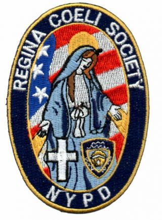 York State City Police Regina Coeli Society Fraternal Patch Nypd Catholic