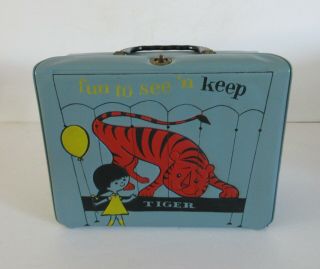 1963 Vintage Rare R10 Fun To See " N Keep Vinyl Lunchbox Gem