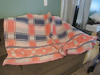 Vintage Full Size Cotton Blend Blanket from the 1950 ' s / 1960 ' s 2
