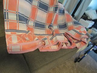 Vintage Full Size Cotton Blend Blanket from the 1950 ' s / 1960 ' s 4