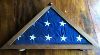 American Flag Collectible - Was Flown Over The Naval Aviation Depot 8/30/1996