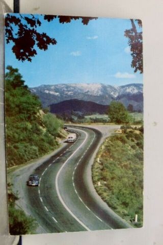 California Ca Santa Cruz Los Gatos Highway 17 Postcard Old Vintage Card View Pc