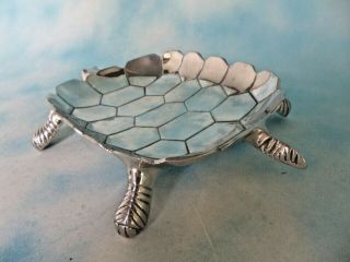 Metal Turtle Shape Large Footed Bowl Serving Dish Platter By World Market