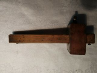 Antique Wood & Brass Marking / Woodworking Tool For Wood Moldings ORNATE 2