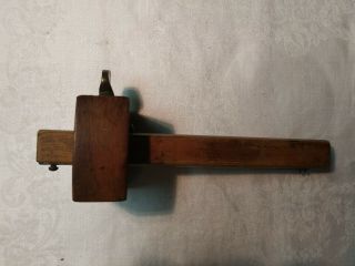 Antique Wood & Brass Marking / Woodworking Tool For Wood Moldings ORNATE 5
