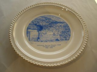 Lafayette Spring Chapter Dar Cannelton Indiana Collector Plate World Wide Art