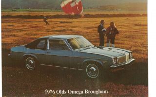 Kansas City 76 Olds Omega Brougham Advertising Cunningham 27th Main 5x7 Mo