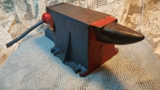 Vintage Bench Vise & Anvil Combination Blacksmith 3
