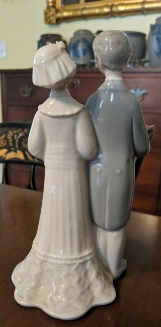 Lladro Bride & Groom Spanish Porcelain Figure Wedding Cake Topper 7