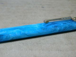 Vintage Autopoint advertising mechanical pencil blue swirl Stadler Photographing 5