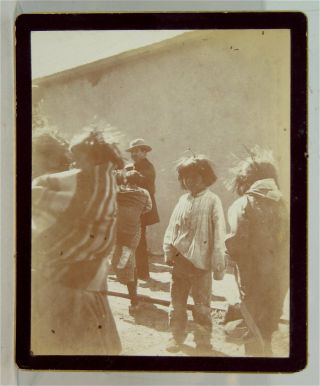 1891 Native American Yuma Indian Arizona Cabinet Card Photo On Kodak Mount 3