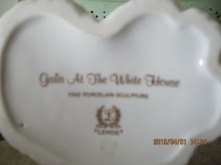 GALA AT THE WHITE HOUSE - FINE PORCELAIN SCULPTURE - BY LENOX 4
