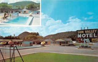 Q23 - 1722,  Sun Valley Motel,  Junction,  Tx. ,  Postcard.