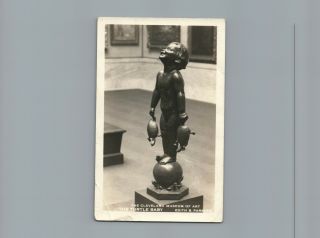 Cleveland Oh Ohio Museum Art Turtle Baby Edith B Parsons Advertising Postcard